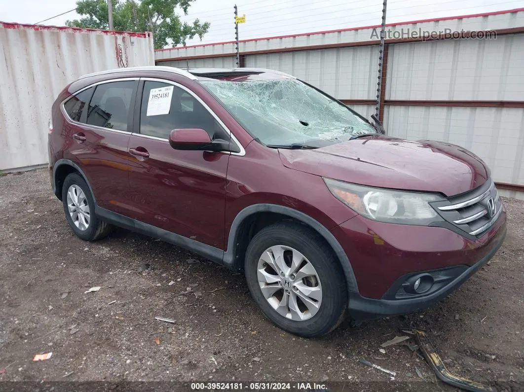 2012 Honda Cr-v Ex-l Purple vin: 5J6RM3H76CL011841