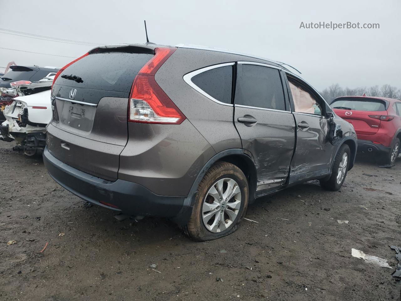 2012 Honda Cr-v Exl Gray vin: 5J6RM3H76CL039350