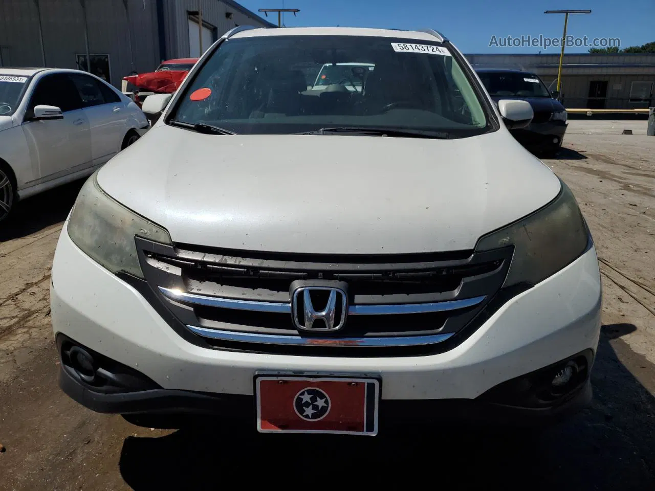 2012 Honda Cr-v Exl Белый vin: 5J6RM3H76CL047772