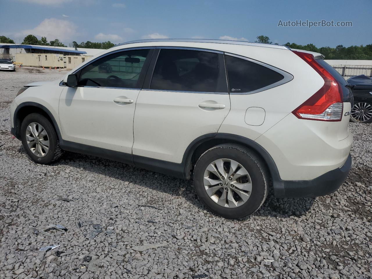 2012 Honda Cr-v Exl White vin: 5J6RM3H77CL026705