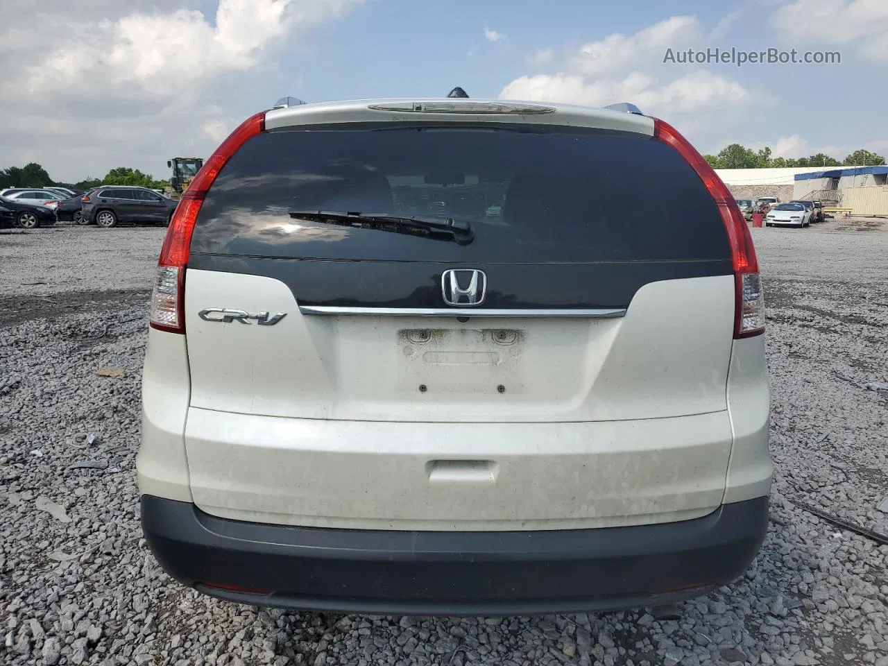 2012 Honda Cr-v Exl White vin: 5J6RM3H77CL026705