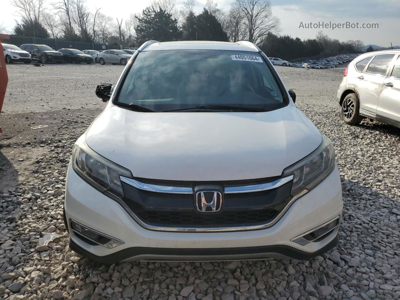 2016 Honda Cr-v Exl White vin: 5J6RM3H77GL028461