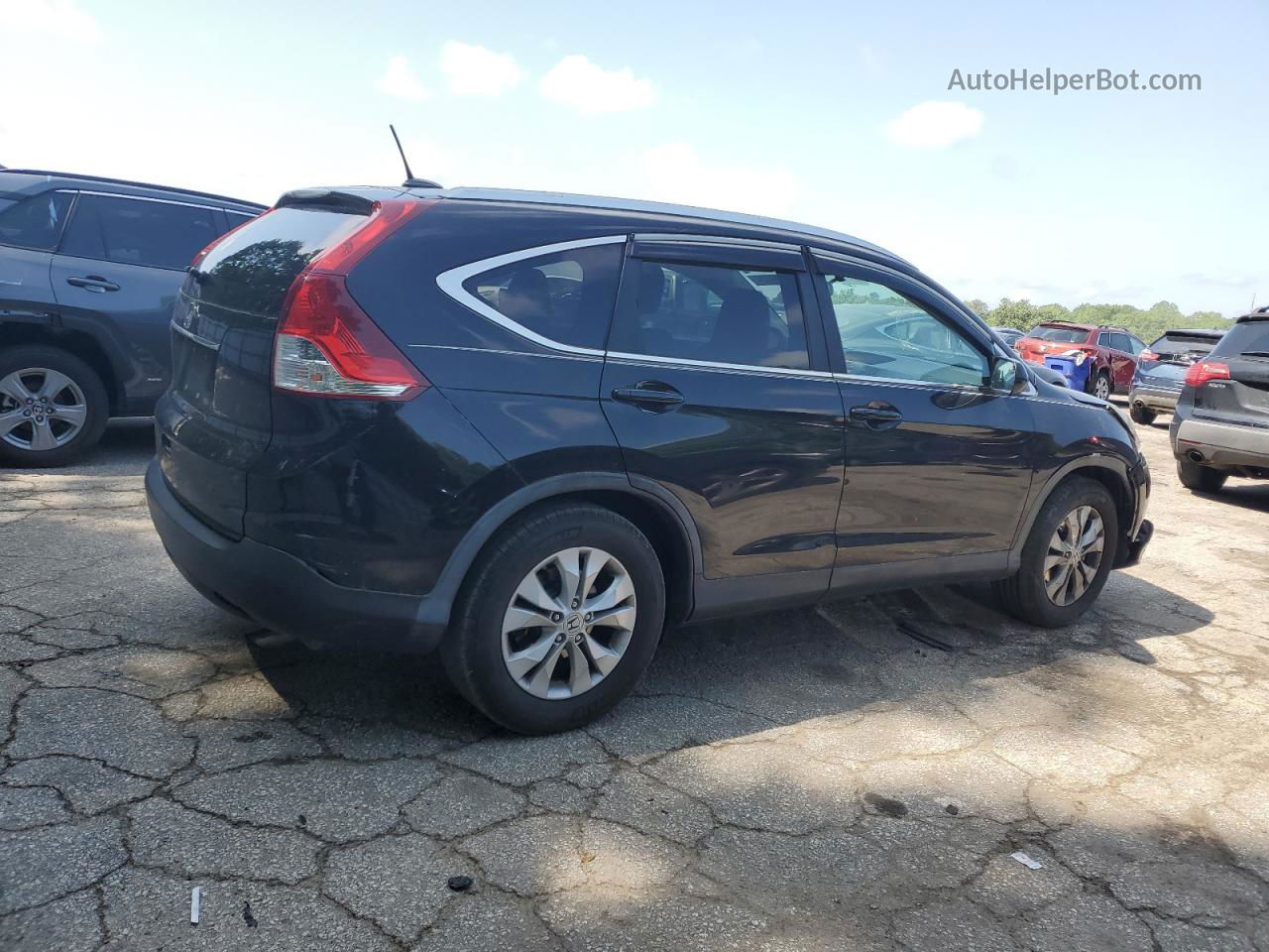 2012 Honda Cr-v Exl Black vin: 5J6RM3H78CL001523