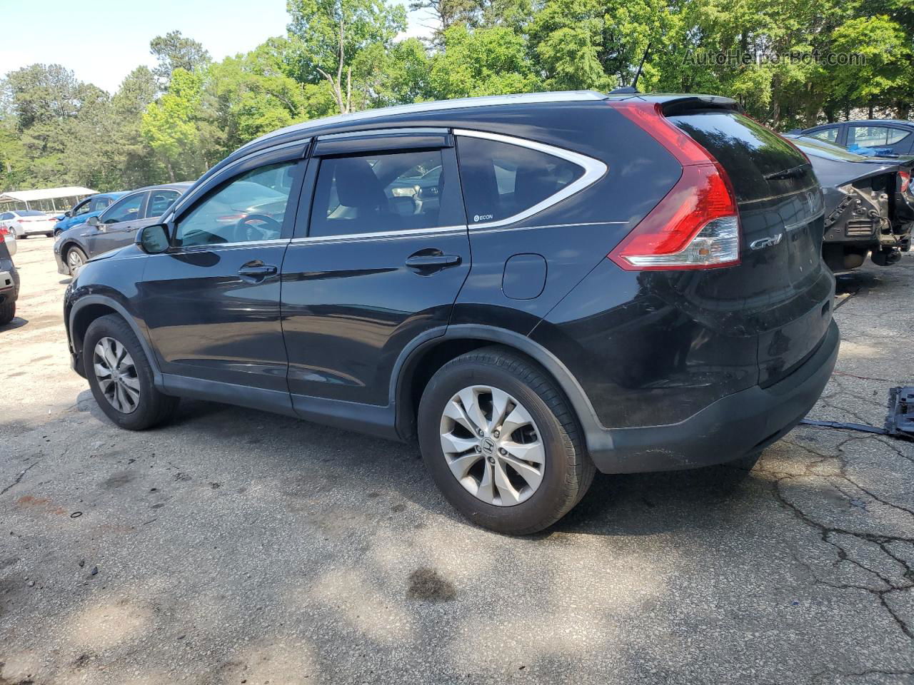 2012 Honda Cr-v Exl Black vin: 5J6RM3H78CL001523