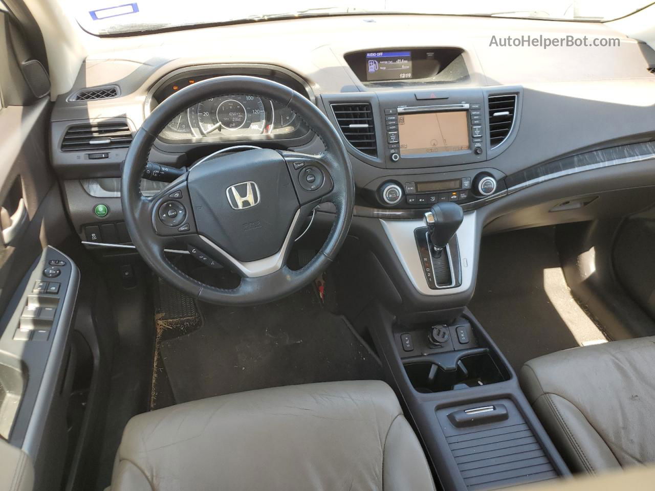 2012 Honda Cr-v Exl Белый vin: 5J6RM3H78CL025269