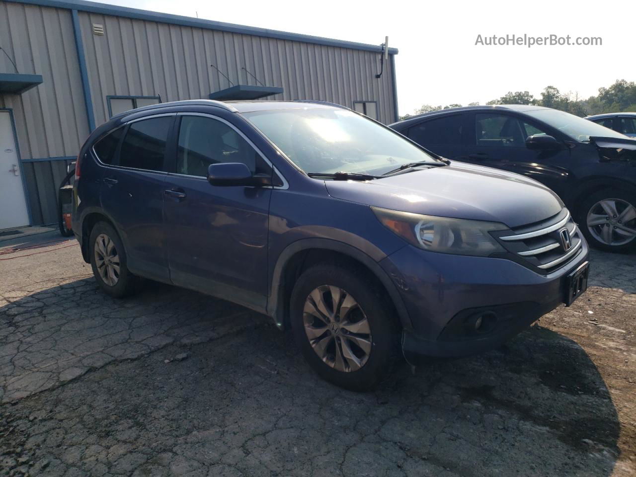 2012 Honda Cr-v Exl Blue vin: 5J6RM3H78CL040810