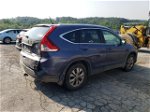 2012 Honda Cr-v Exl Blue vin: 5J6RM3H78CL040810