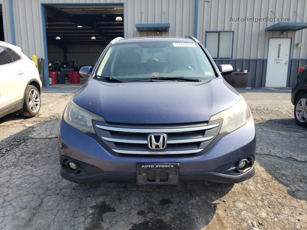 2012 Honda Cr-v Exl Blue vin: 5J6RM3H78CL040810