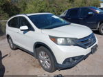 2013 Honda Cr-v Ex-l White vin: 5J6RM3H78DL004486