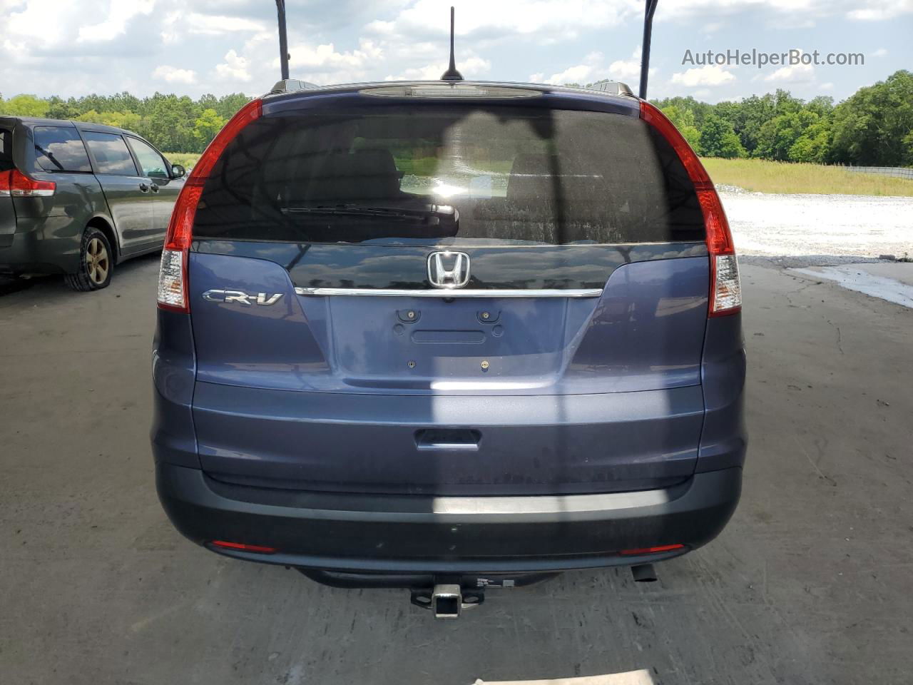 2013 Honda Cr-v Exl Blue vin: 5J6RM3H78DL010210