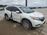 2015 Honda Cr-v Exl White vin: 5J6RM3H78FL016138