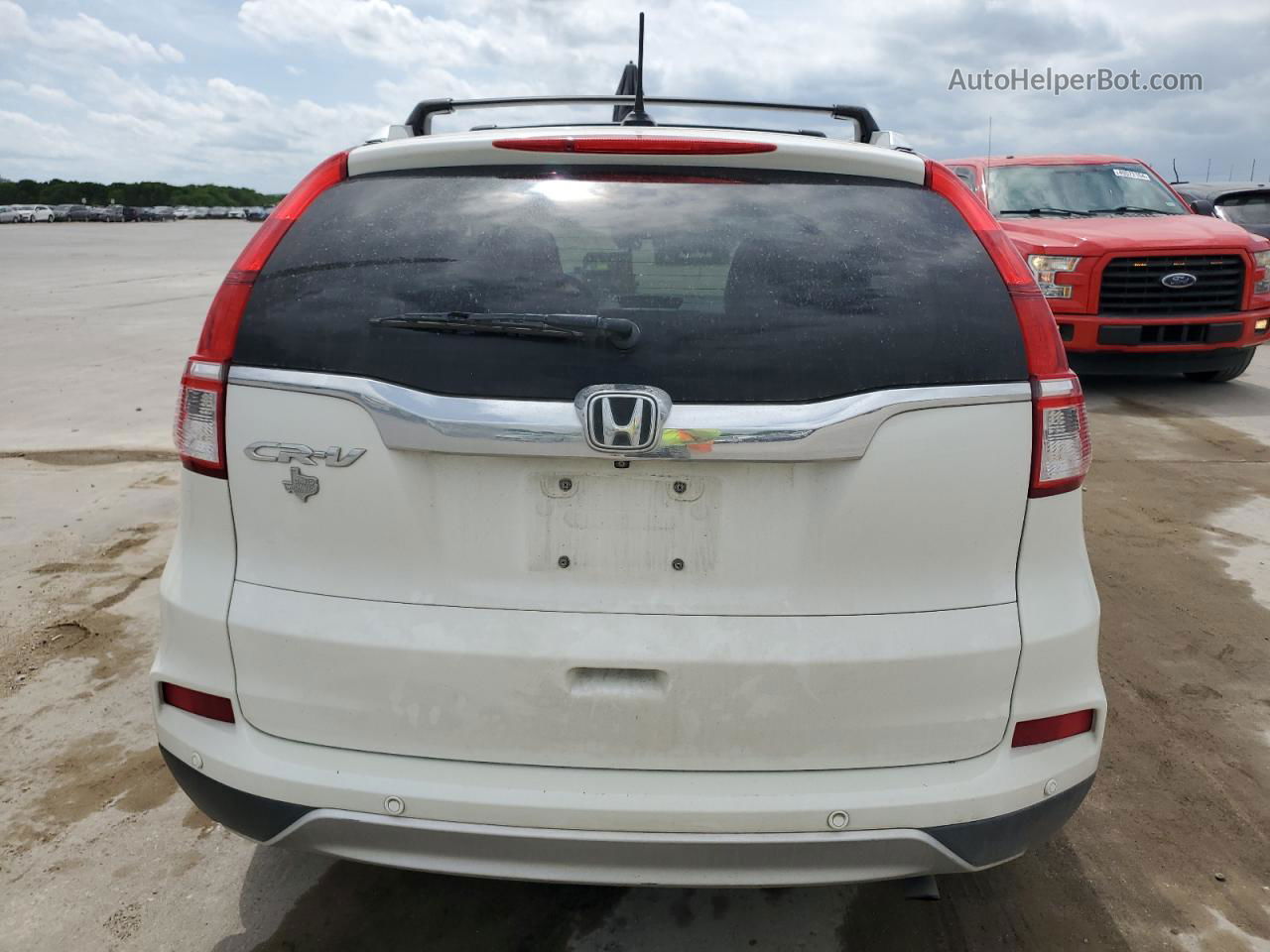 2015 Honda Cr-v Exl White vin: 5J6RM3H78FL016138