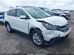 2013 Honda Cr-v Ex-l White vin: 5J6RM3H79DL026318