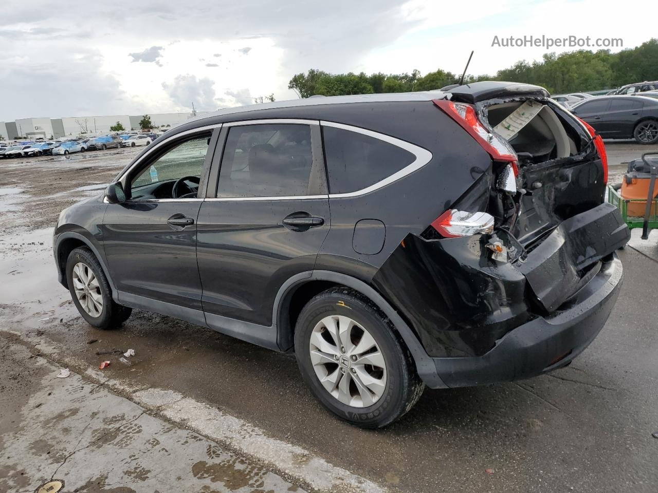 2013 Honda Cr-v Exl Black vin: 5J6RM3H79DL040655