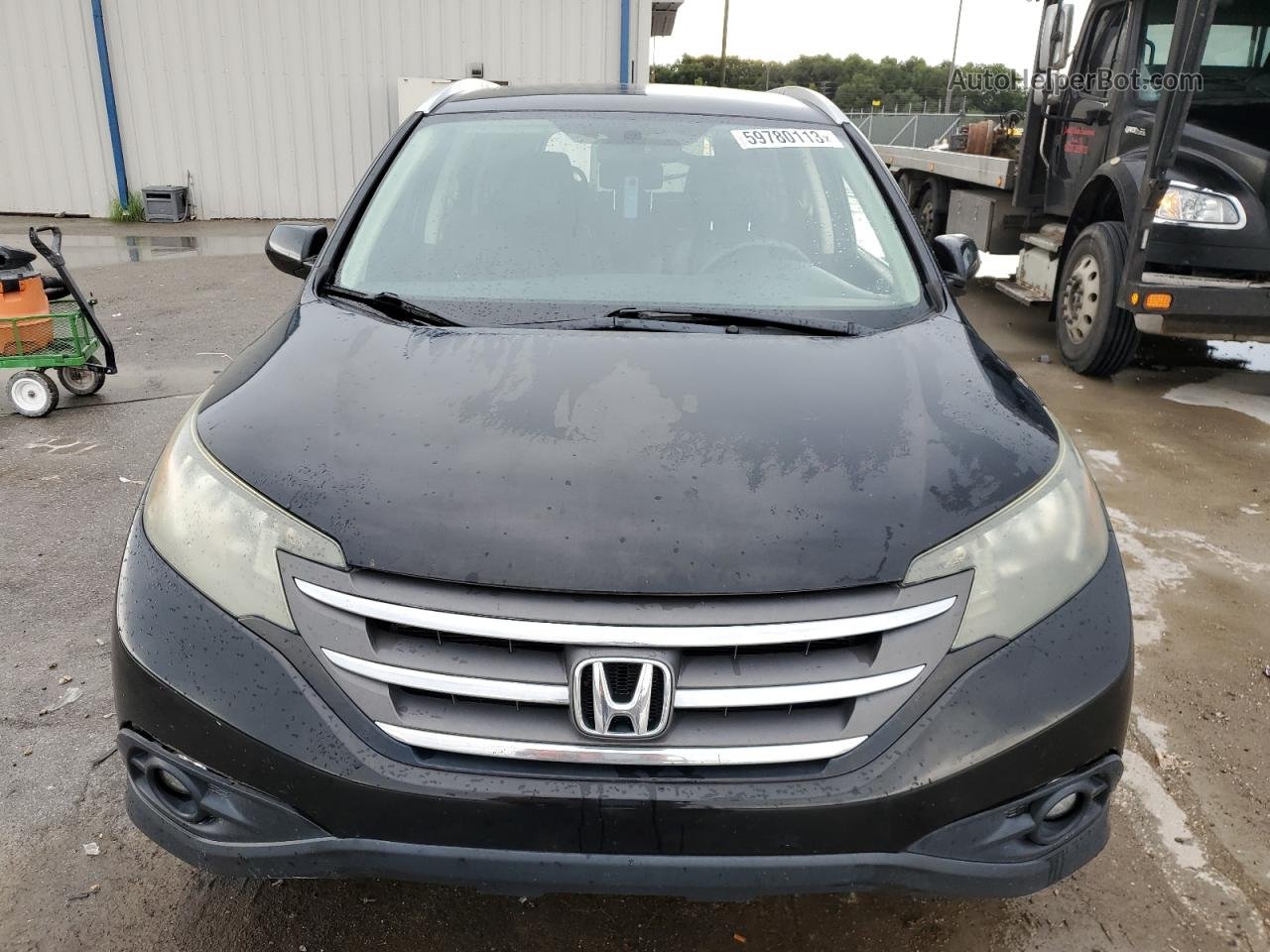 2013 Honda Cr-v Exl Black vin: 5J6RM3H79DL040655