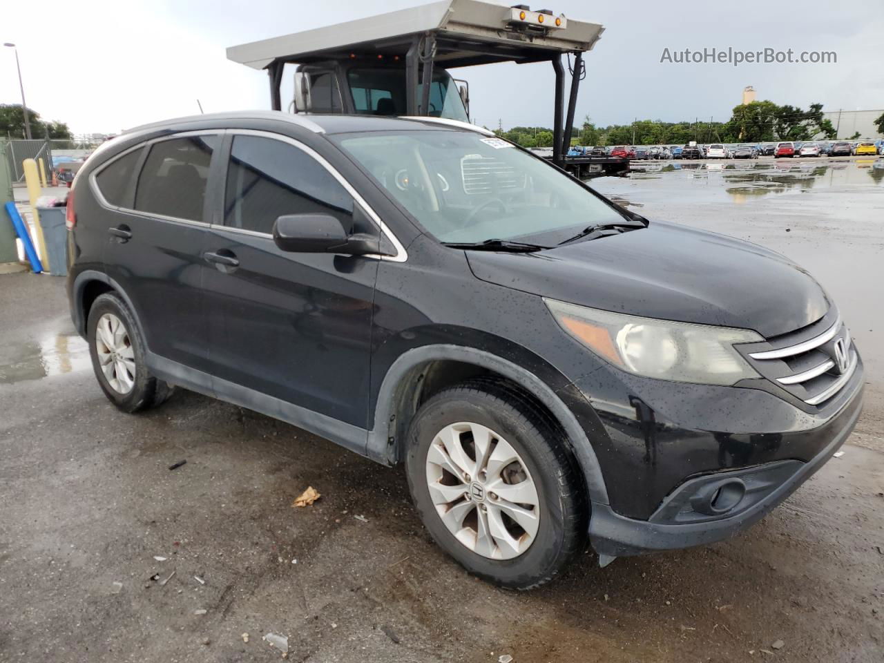 2013 Honda Cr-v Exl Black vin: 5J6RM3H79DL040655