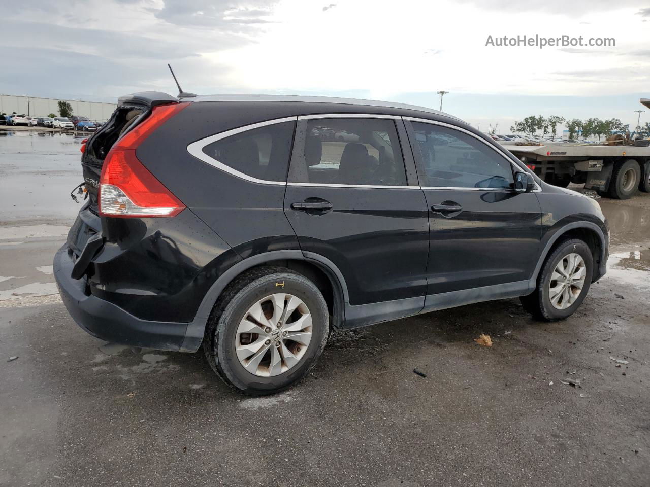 2013 Honda Cr-v Exl Black vin: 5J6RM3H79DL040655