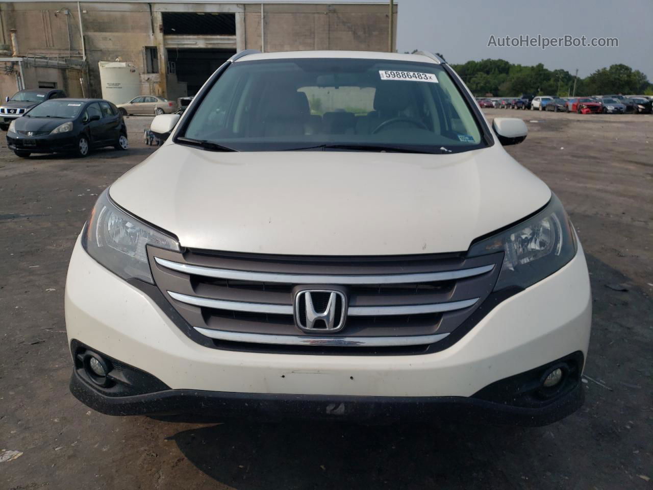 2013 Honda Cr-v Exl Белый vin: 5J6RM3H79DL047198