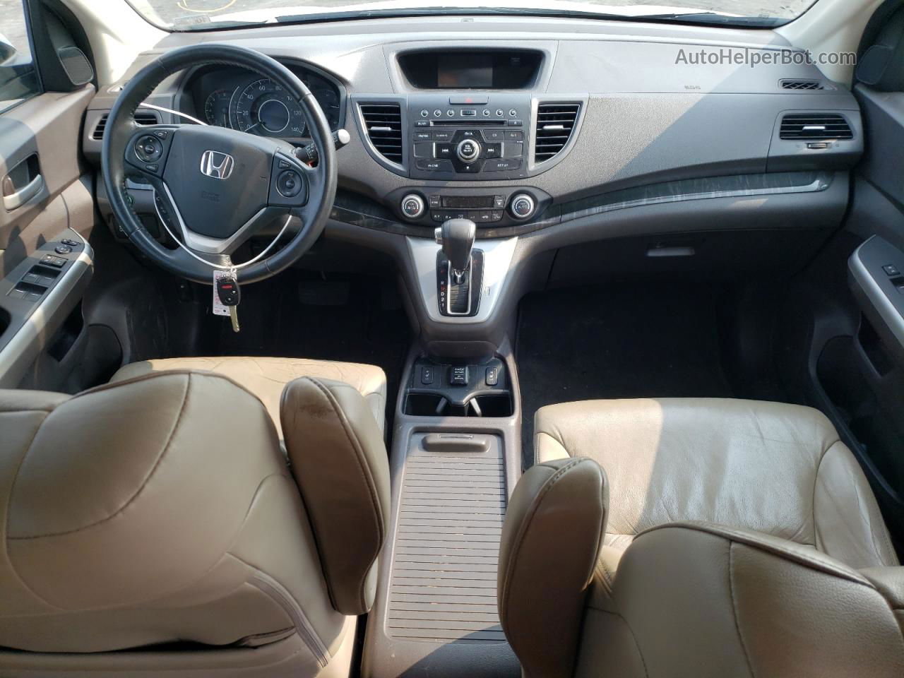 2013 Honda Cr-v Exl Белый vin: 5J6RM3H79DL047198