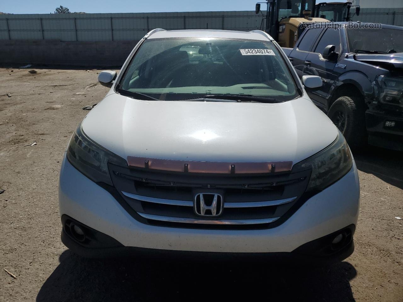 2012 Honda Cr-v Exl White vin: 5J6RM3H7XCL015147