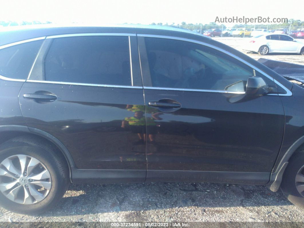 2013 Honda Cr-v Ex-l Black vin: 5J6RM3H7XDL004831