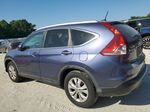 2013 Honda Cr-v Exl Blue vin: 5J6RM3H7XDL009298