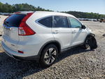 2015 Honda Cr-v Touring White vin: 5J6RM3H90FL011095