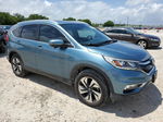 2015 Honda Cr-v Touring Blue vin: 5J6RM3H90FL022064