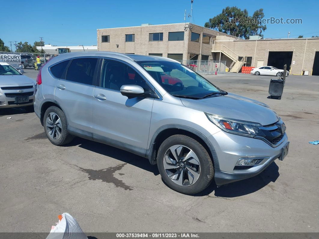 2016 Honda Cr-v Touring Silver vin: 5J6RM3H90GL022700