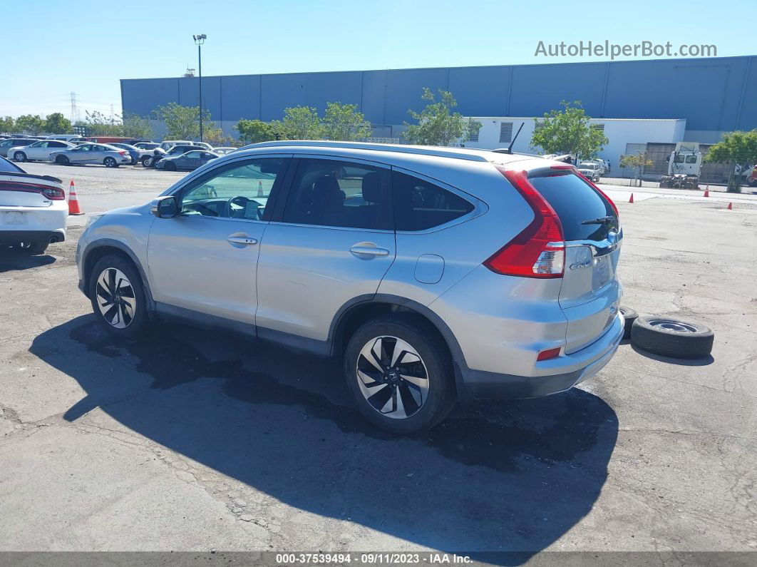 2016 Honda Cr-v Touring Silver vin: 5J6RM3H90GL022700