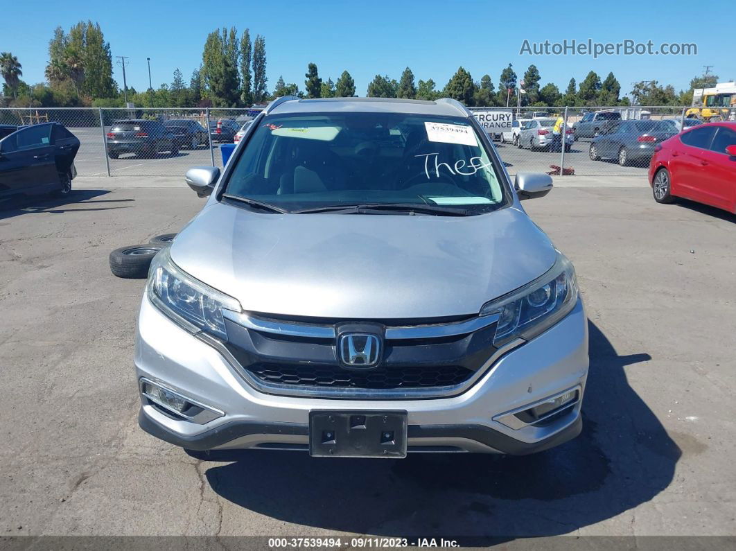 2016 Honda Cr-v Touring Серебряный vin: 5J6RM3H90GL022700