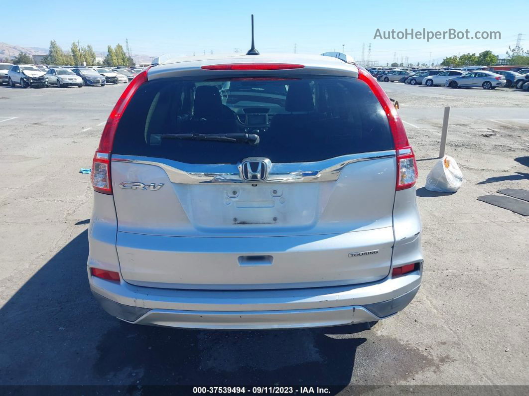 2016 Honda Cr-v Touring Серебряный vin: 5J6RM3H90GL022700