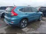 2016 Honda Cr-v Touring Blue vin: 5J6RM3H91GL018171