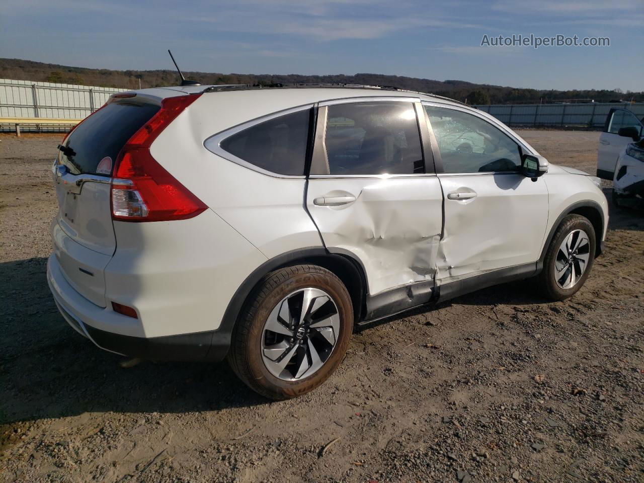 2016 Honda Cr-v Touring Белый vin: 5J6RM3H91GL021751