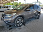 2016 Honda Cr-v Touring Brown vin: 5J6RM3H92GL001377