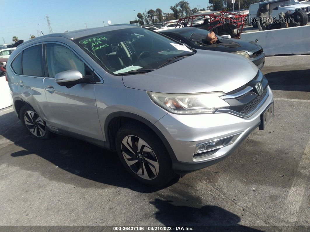 2016 Honda Cr-v Touring Gray vin: 5J6RM3H92GL006370