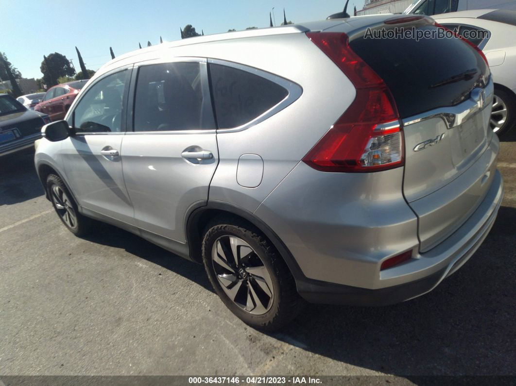 2016 Honda Cr-v Touring Gray vin: 5J6RM3H92GL006370