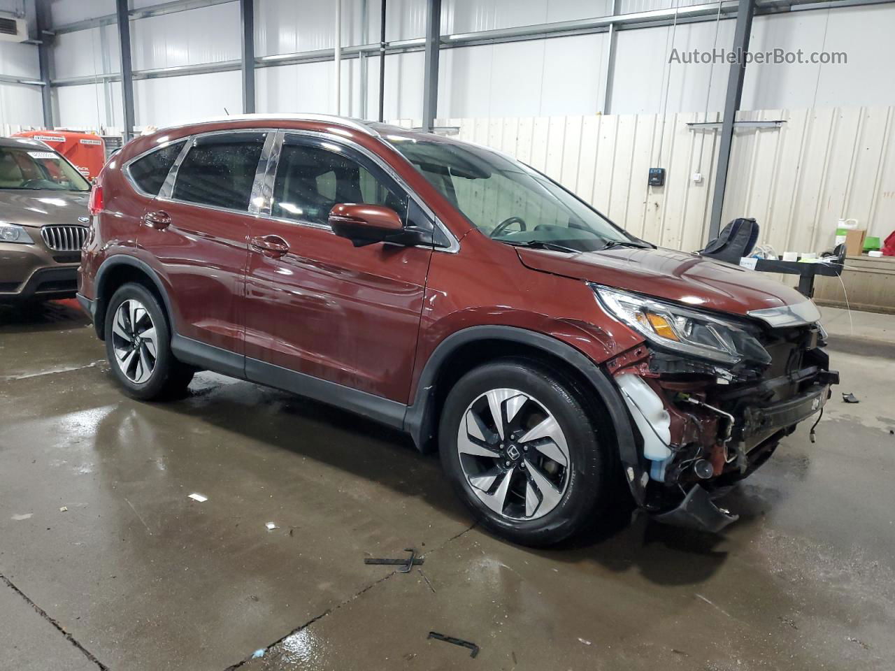 2016 Honda Cr-v Touring Brown vin: 5J6RM3H92GL010189