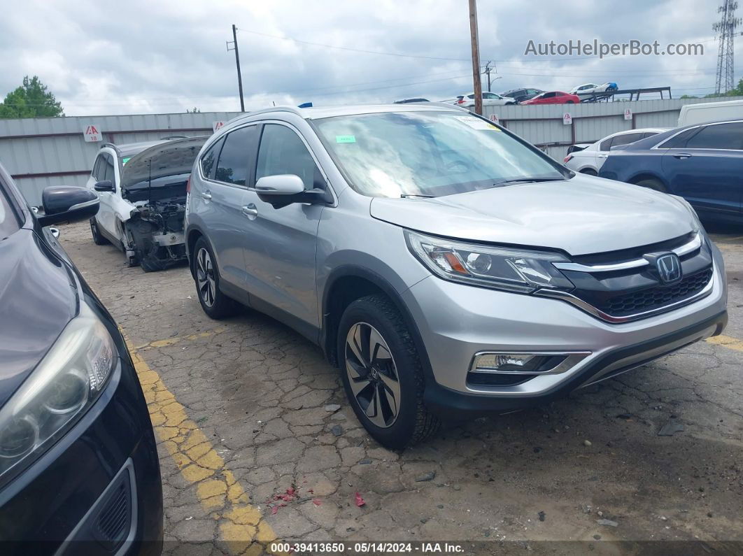 2016 Honda Cr-v Touring Silver vin: 5J6RM3H94GL004846