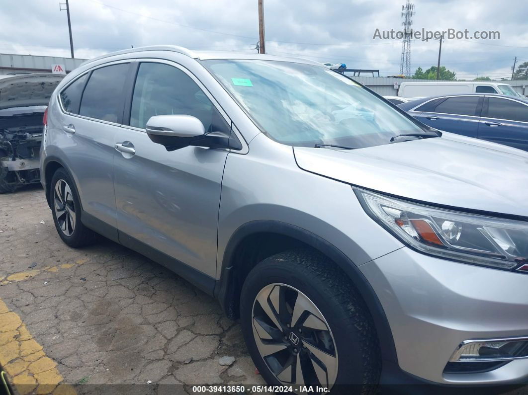 2016 Honda Cr-v Touring Silver vin: 5J6RM3H94GL004846