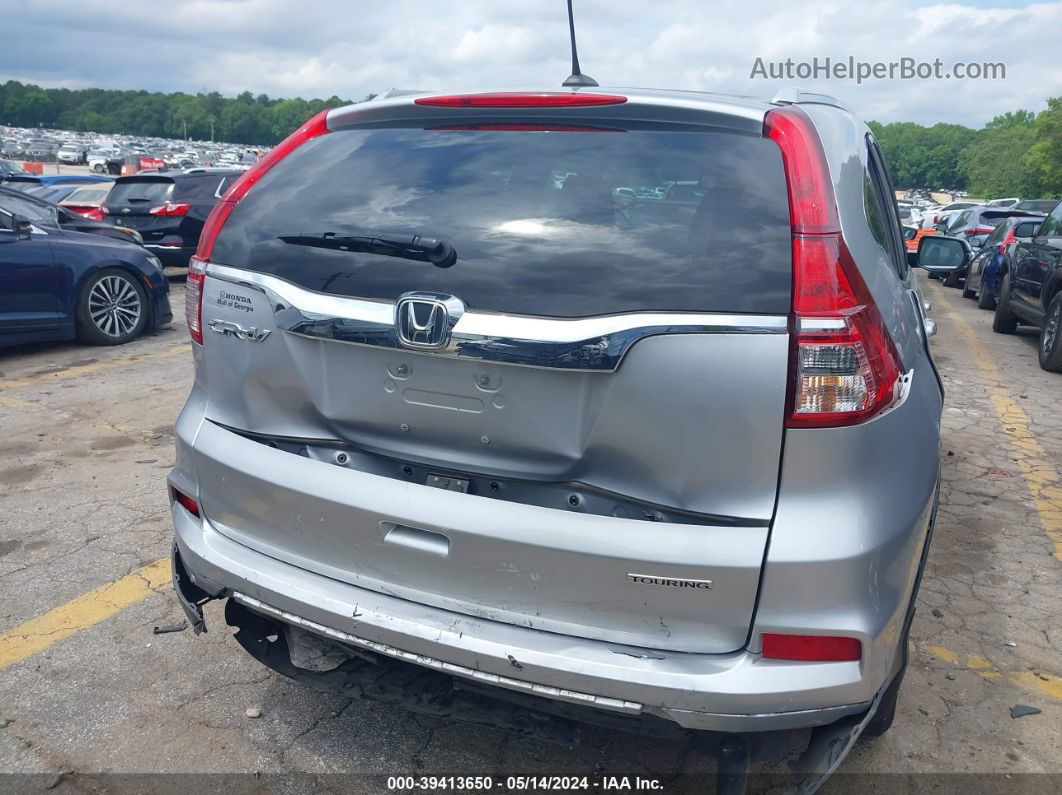 2016 Honda Cr-v Touring Silver vin: 5J6RM3H94GL004846