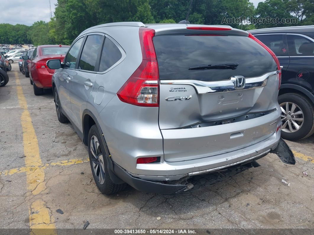 2016 Honda Cr-v Touring Silver vin: 5J6RM3H94GL004846