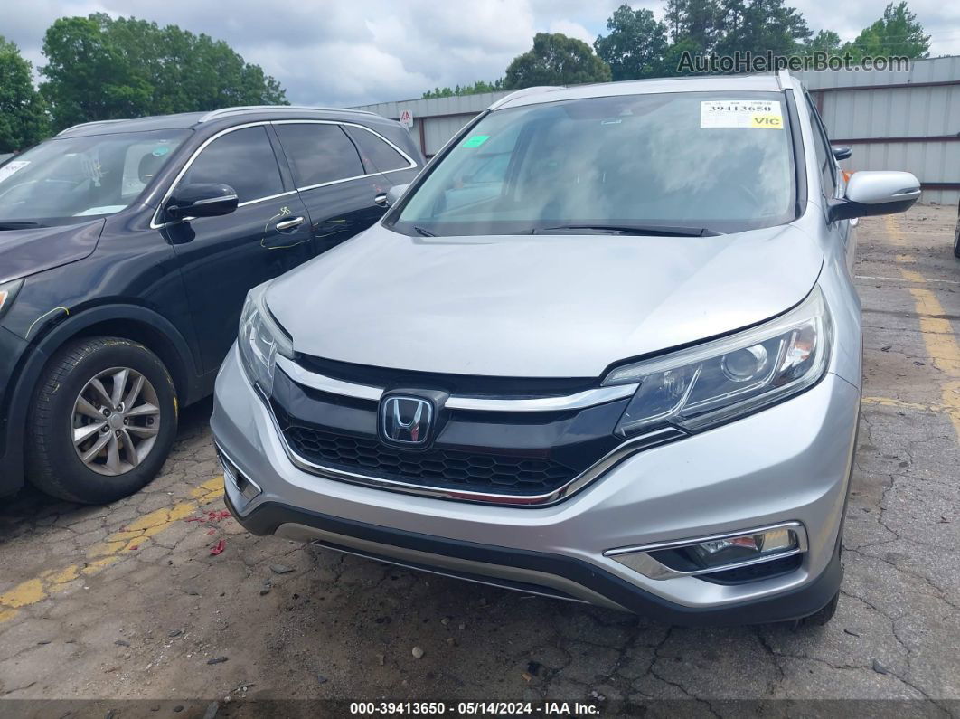 2016 Honda Cr-v Touring Silver vin: 5J6RM3H94GL004846