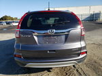 2016 Honda Cr-v Touring Gray vin: 5J6RM3H94GL014597