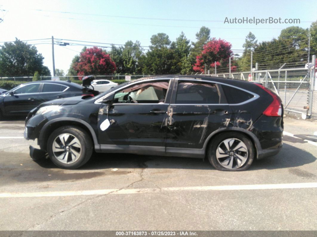 2016 Honda Cr-v Touring Black vin: 5J6RM3H94GL018553