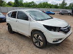 2015 Honda Cr-v Touring White vin: 5J6RM3H95FL001372