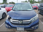 2016 Honda Cr-v Touring Blue vin: 5J6RM3H95GL008386