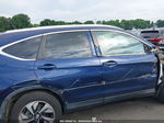 2016 Honda Cr-v Touring Blue vin: 5J6RM3H95GL008386