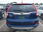 2016 Honda Cr-v Touring Blue vin: 5J6RM3H95GL008386