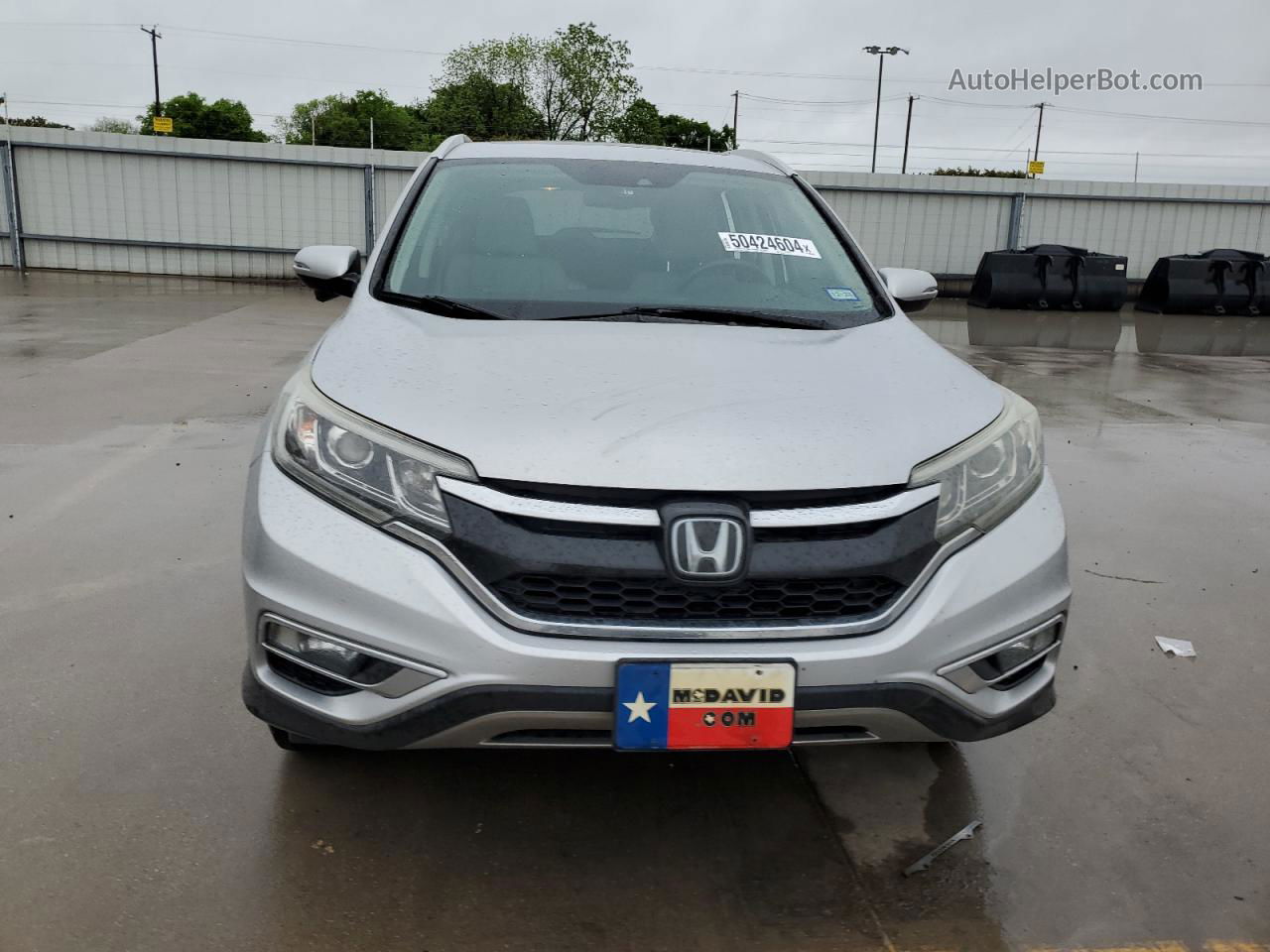 2016 Honda Cr-v Touring Silver vin: 5J6RM3H99GL002199